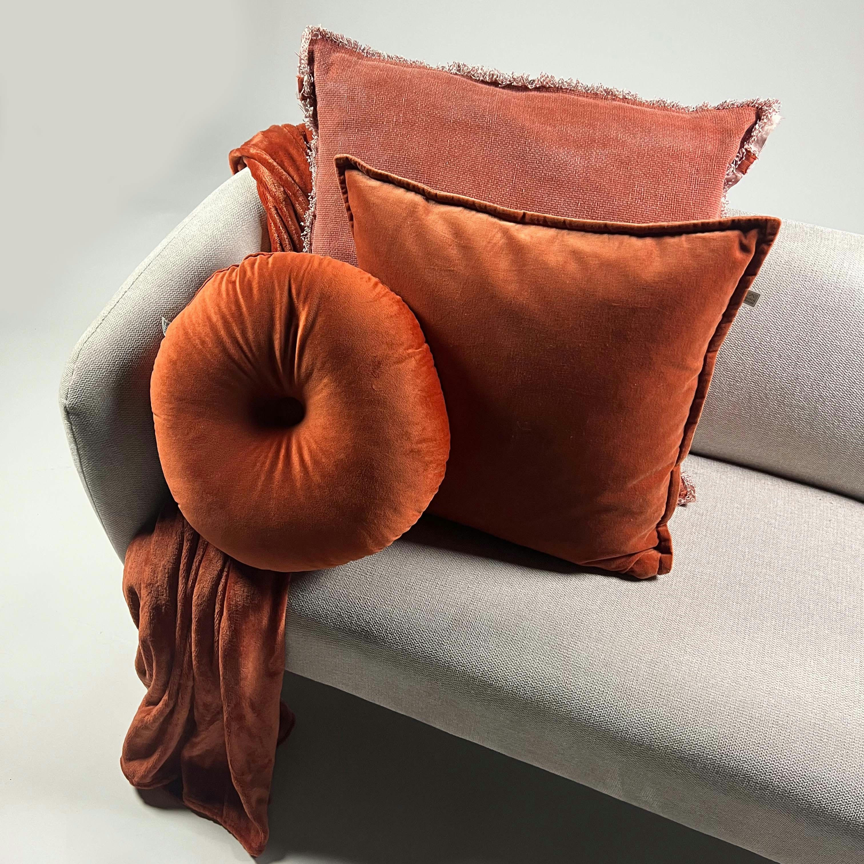 Billy - Plaid orange fleece 150x200 cm uni