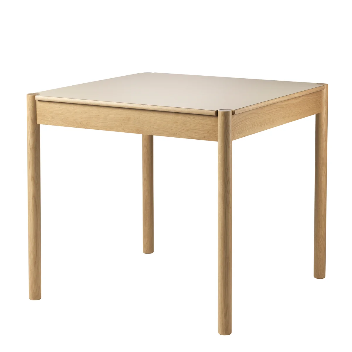 FDB Møbler - C44 Esstisch, 80 x 80 cm, Eiche lackiert