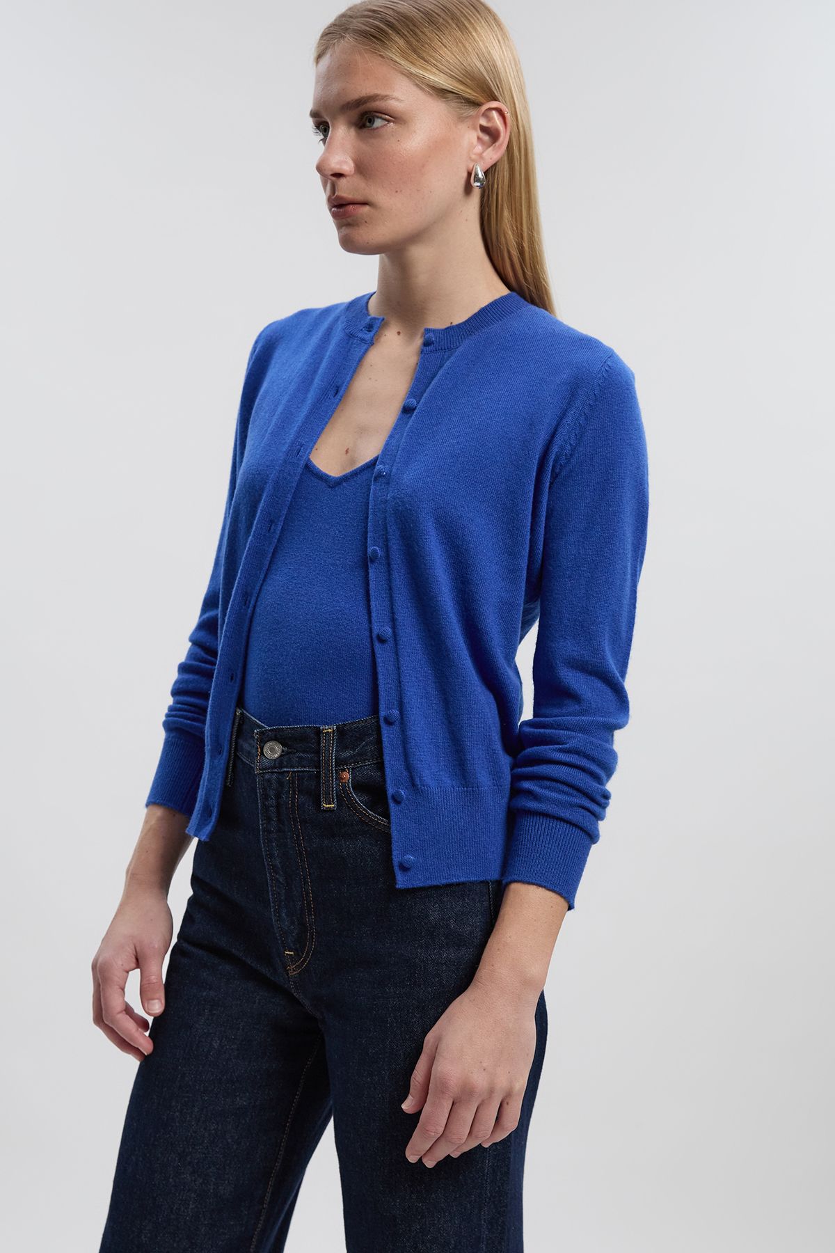 KarenMillen Wool Blend Cardigan