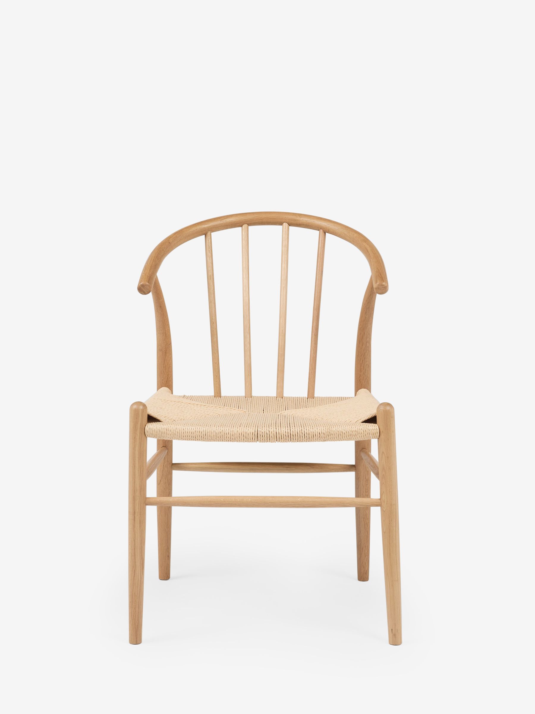 Jasper Conran London Set of 2 Oak Bray Dining Chairs