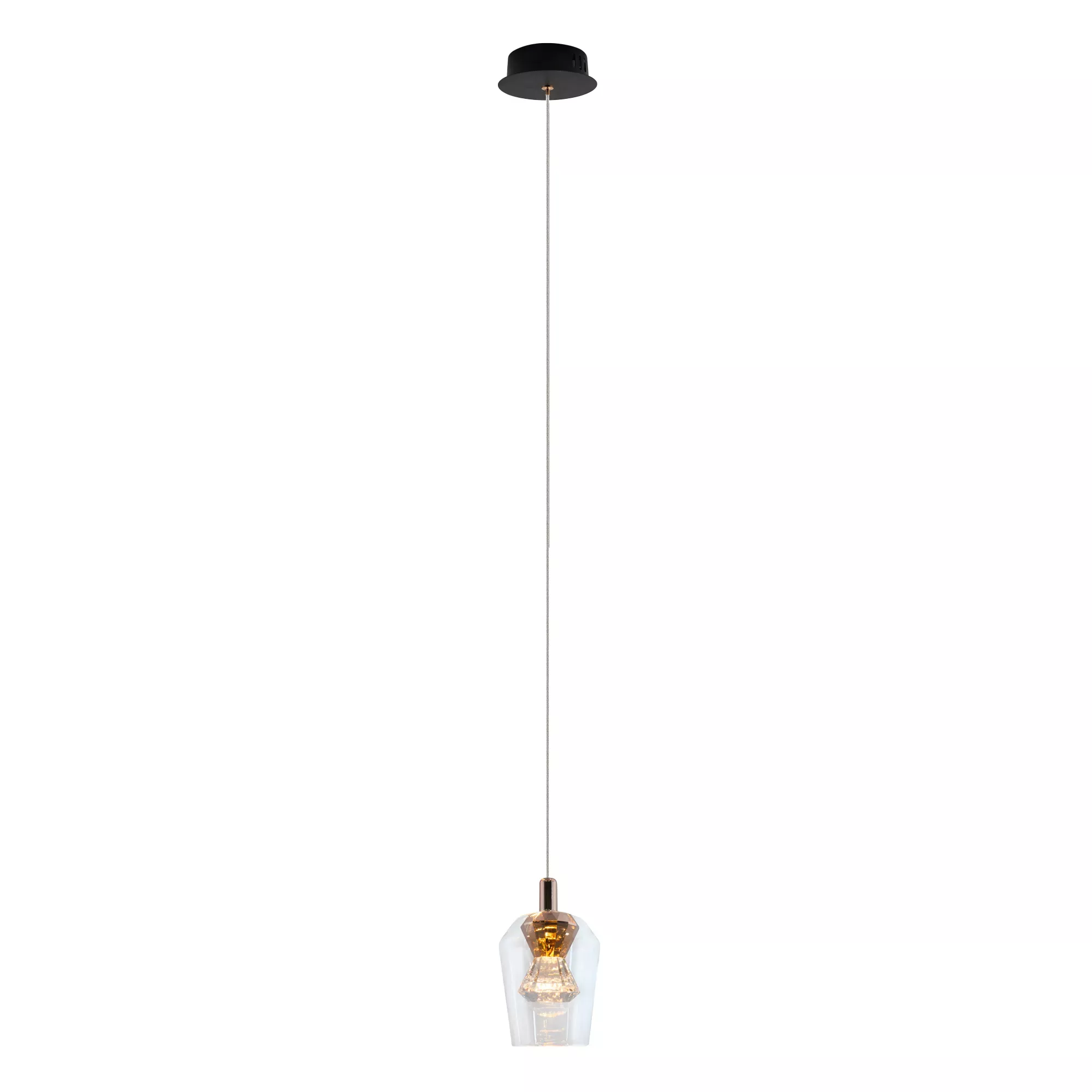 Lampa Wisząca Tasa 1xLED czarna PL0143-1