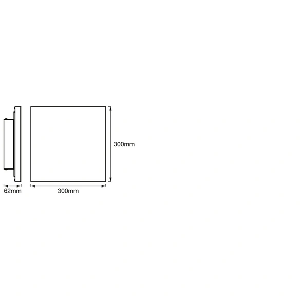 LED Panel »PLANON™ Frameless«, Weiß, 3000K, inkl. Leuchtmittel