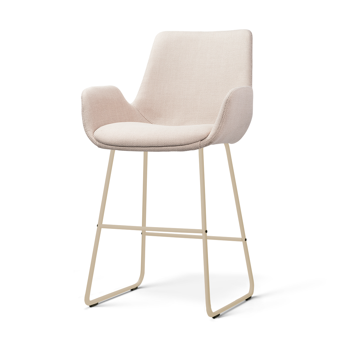 Nolon Nino-Eef barkruk beige - beige onderstel - 65 cm