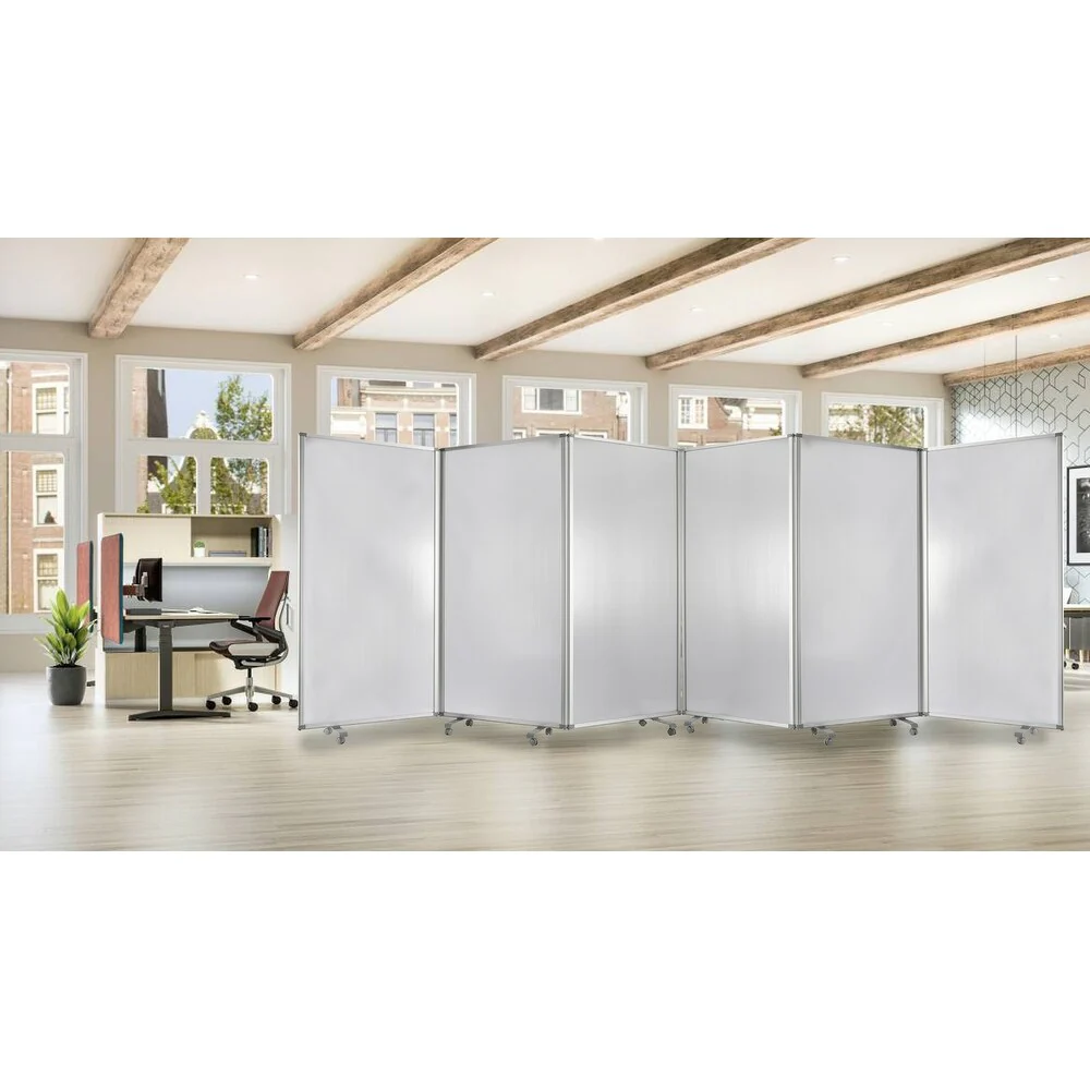 106 x 1 x 71 White Metal and PVC Resilient - Screen