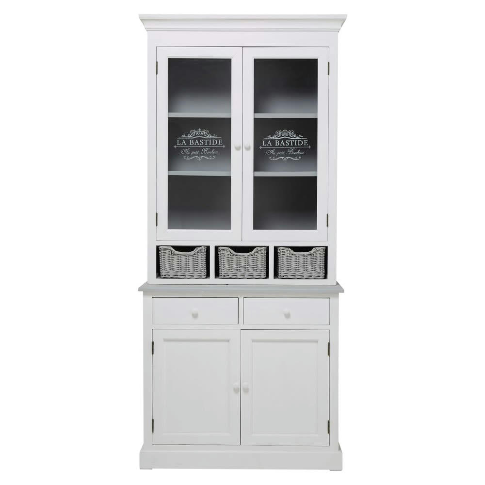 Garrigue - Vaisselier en paulownia blanc