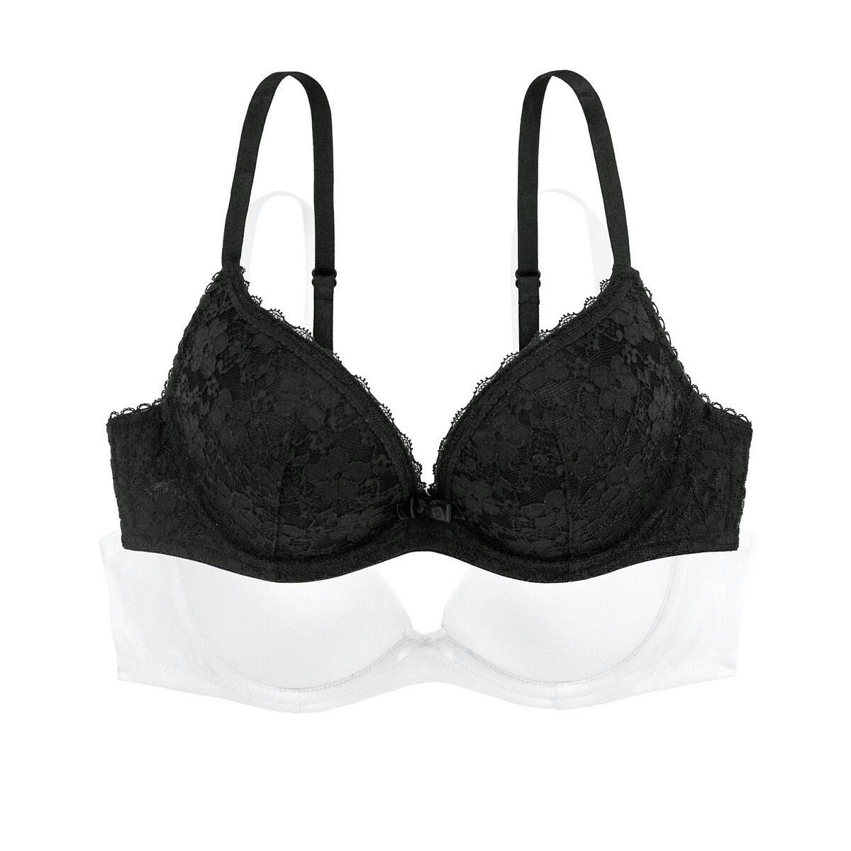 Lot de 2 soutiens-gorge push up Sonia
