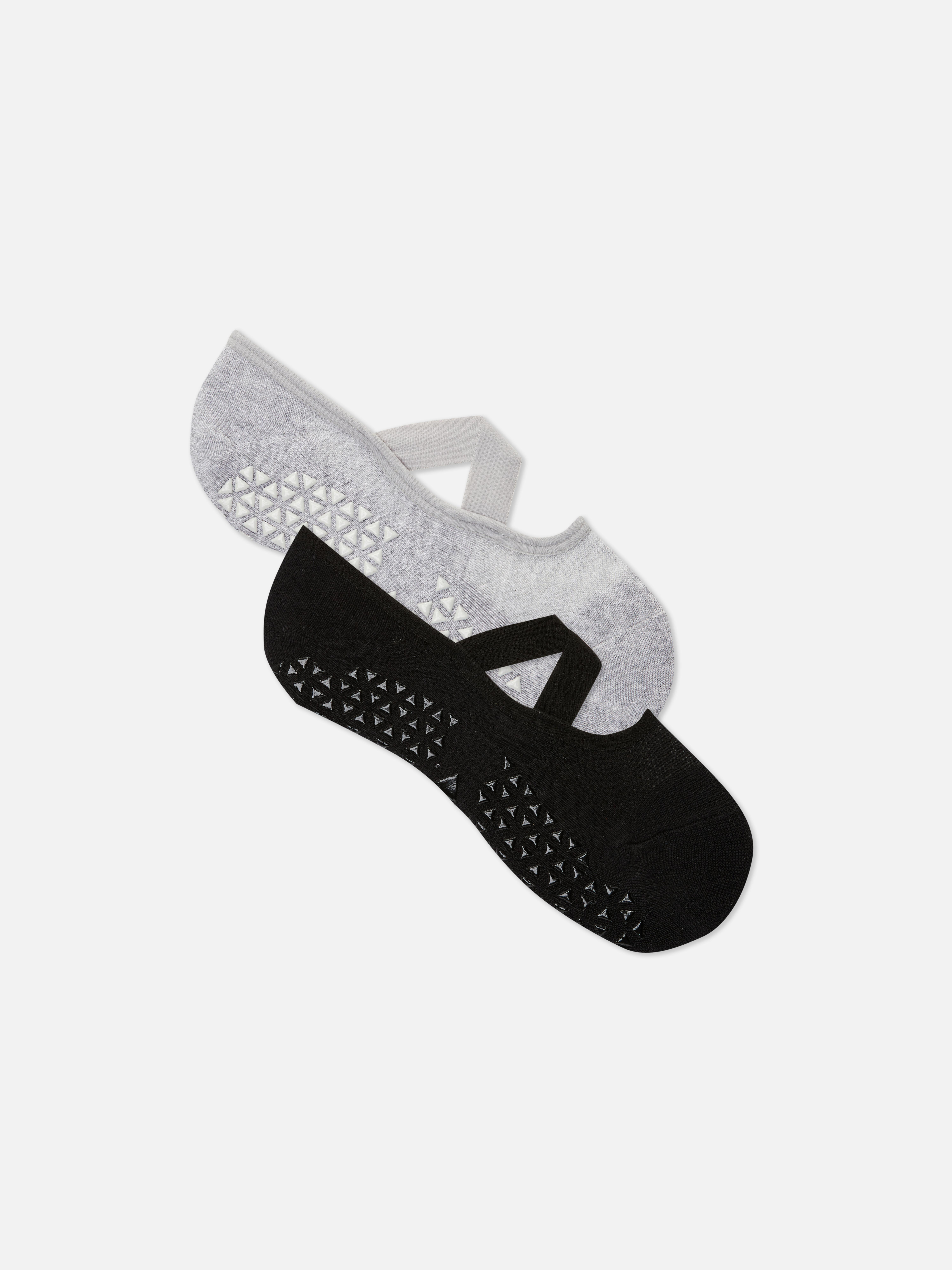 2-Pack Cross Strap Ballet Socks