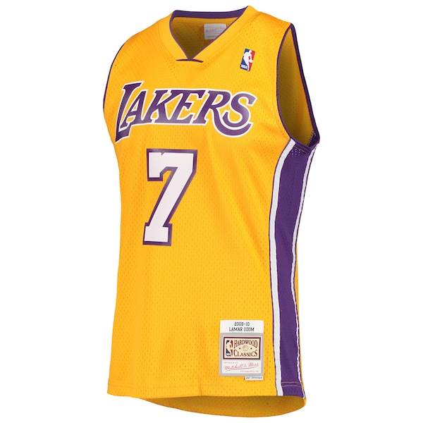Lamar Odom Los Angeles Lakers 2001/02 Hardwood Classics Swingman Jersey - Gold