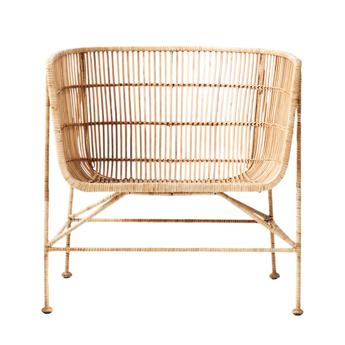House Doctor - Cuun Rattan Lounge Chair, natur