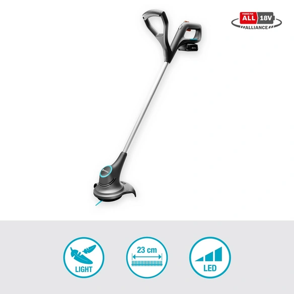 Akku-Trimmer »Ready-To-Use Set«, schwarz-silber