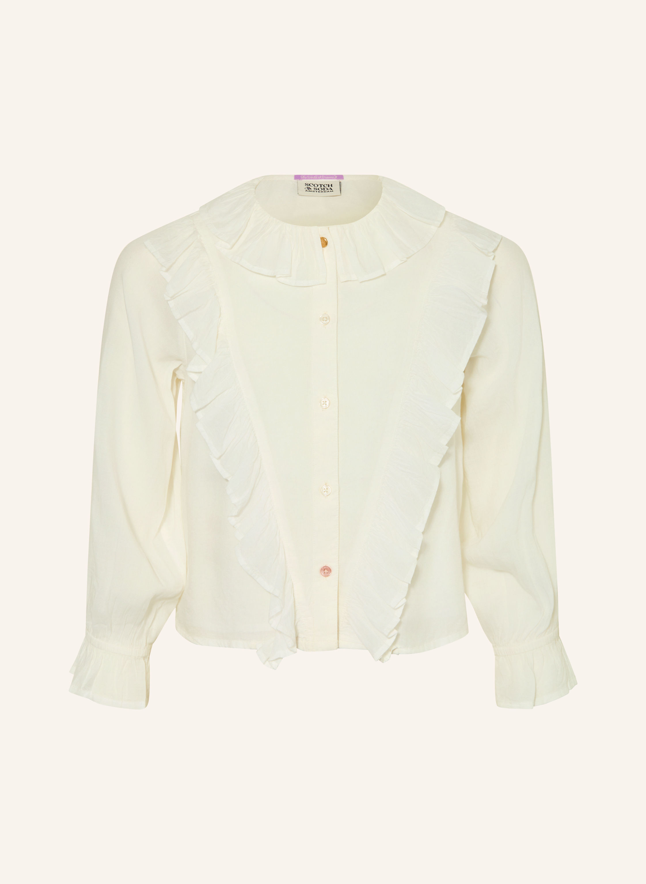SCOTCH & SODA Bluse mi Rüschen