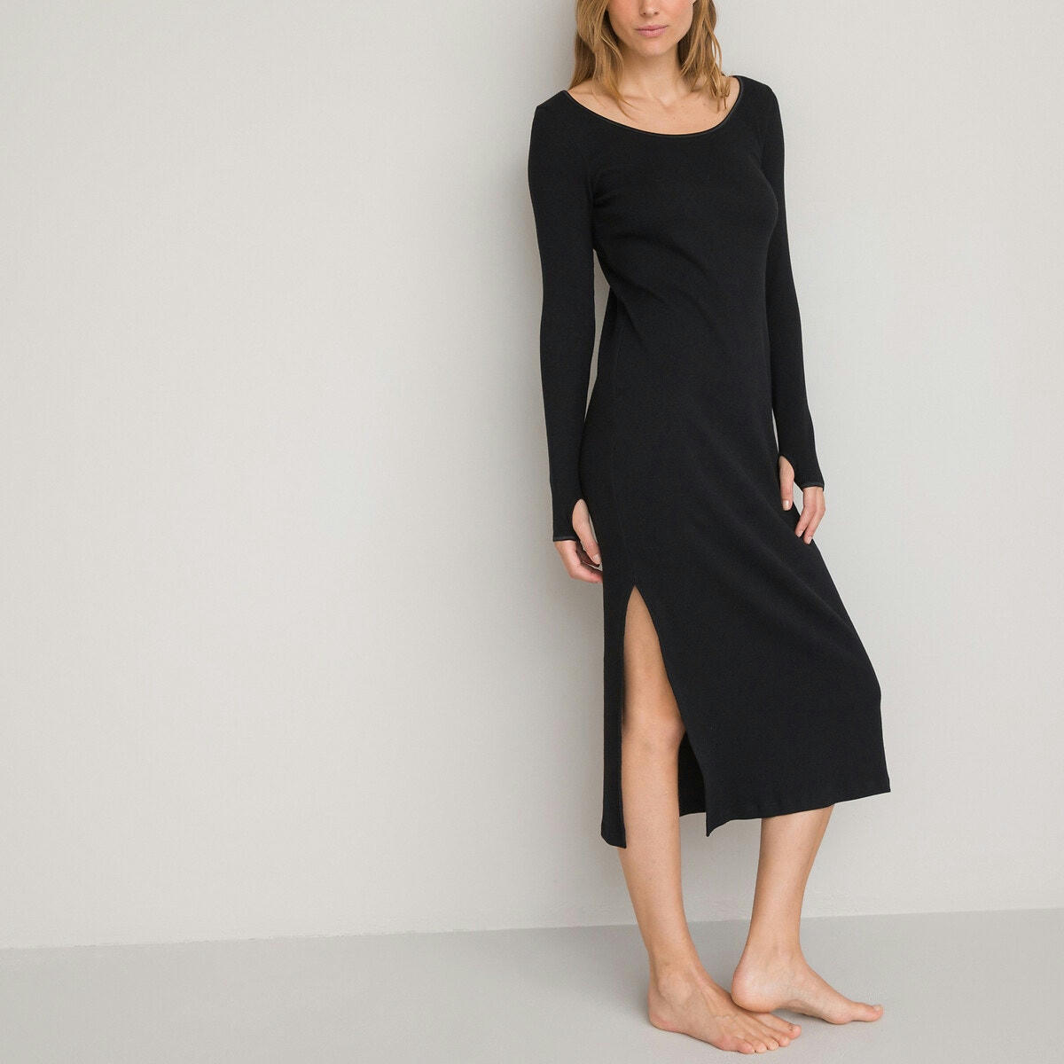 Chemise de nuit manches longues