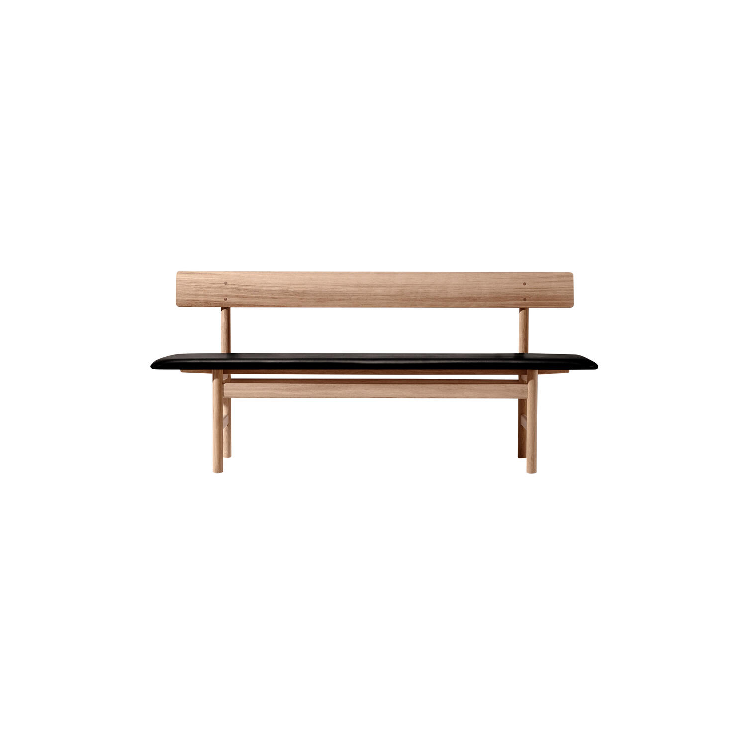 The Mogensen Bench b&aelig;nk, olieret eg/black