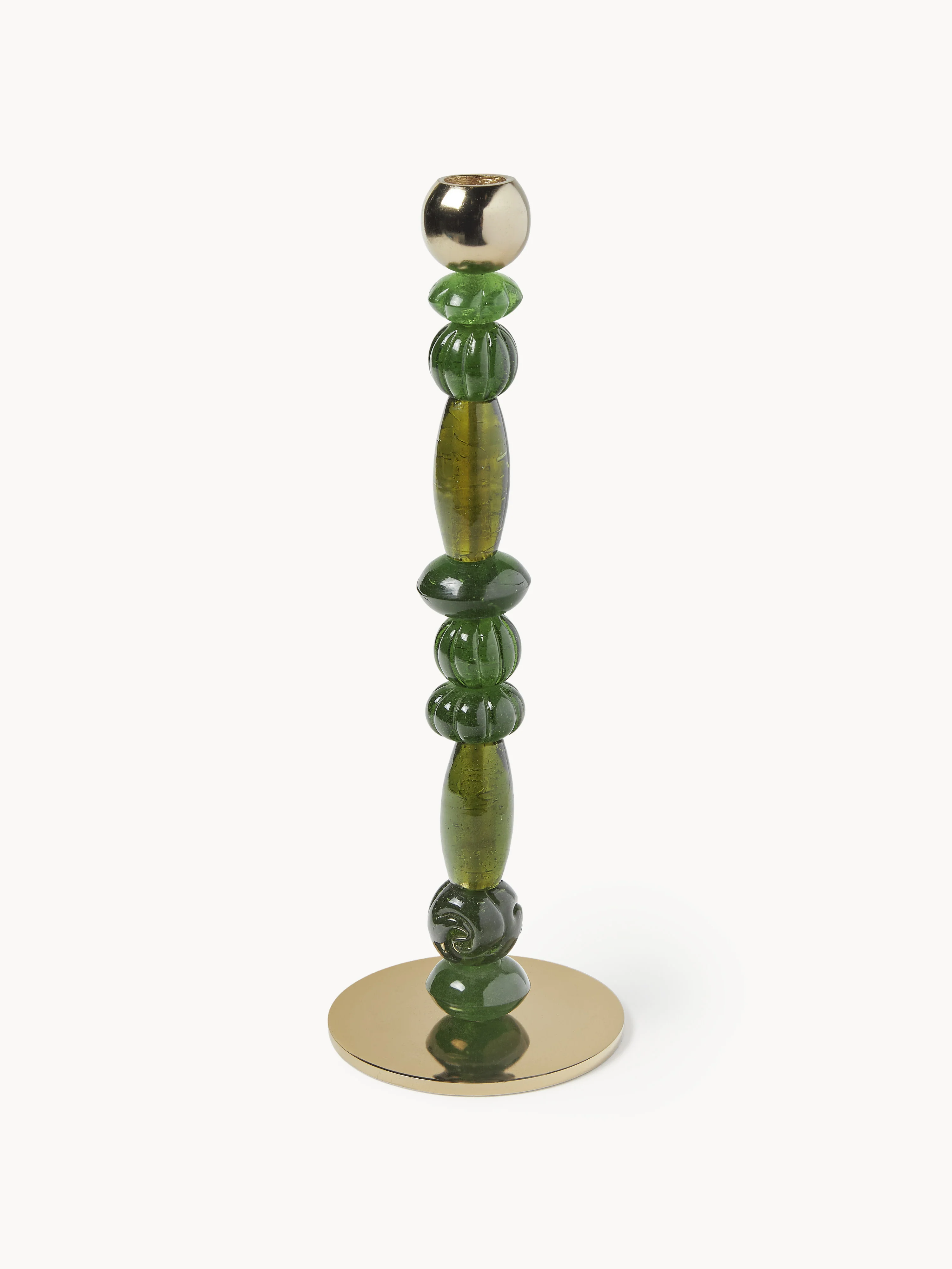 Handgefertigter Kerzenhalter Beads