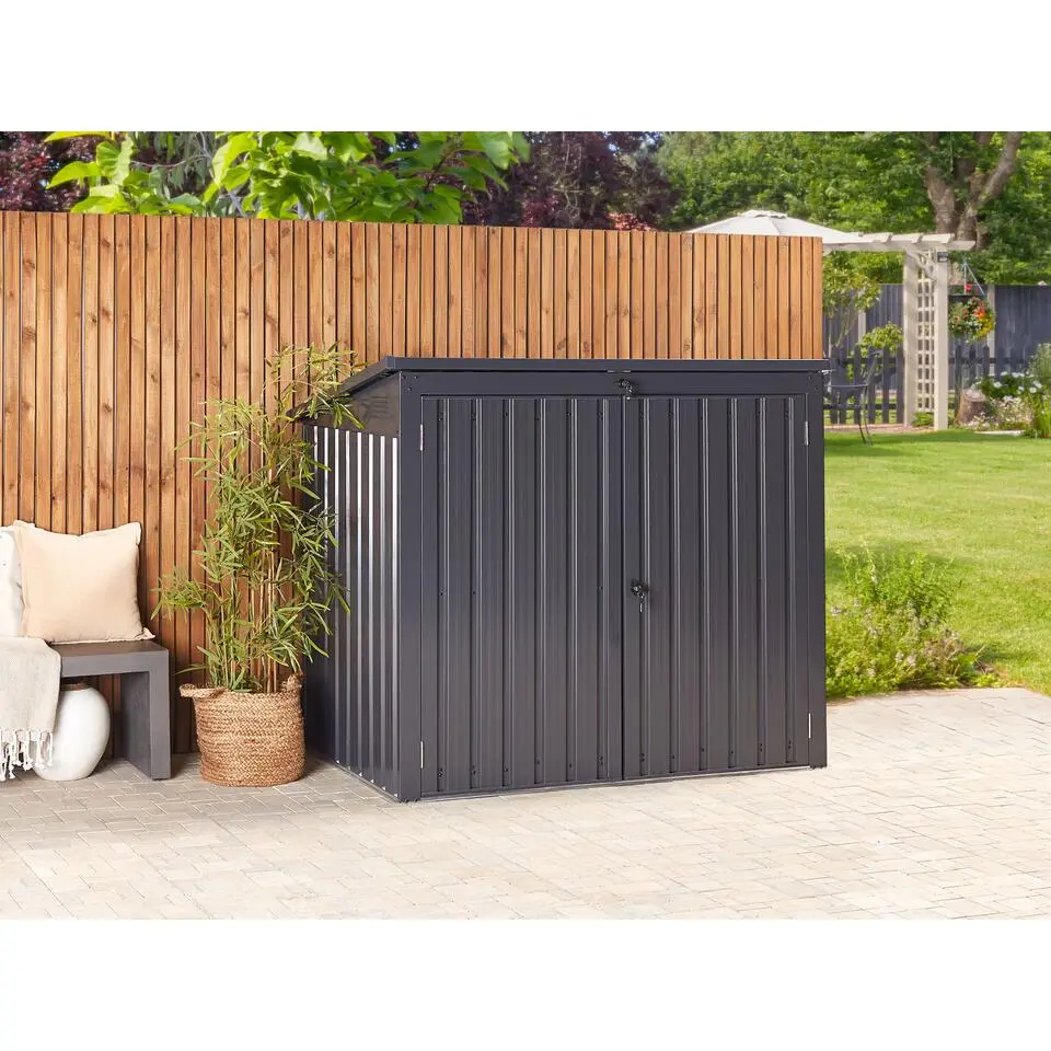 MOENA - Tuinhuis - Grijs - Staal