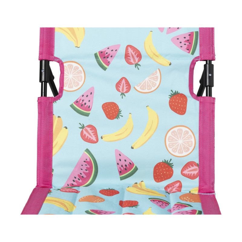 Strand ligbed fruity - multikleur - 41x39x39 cm