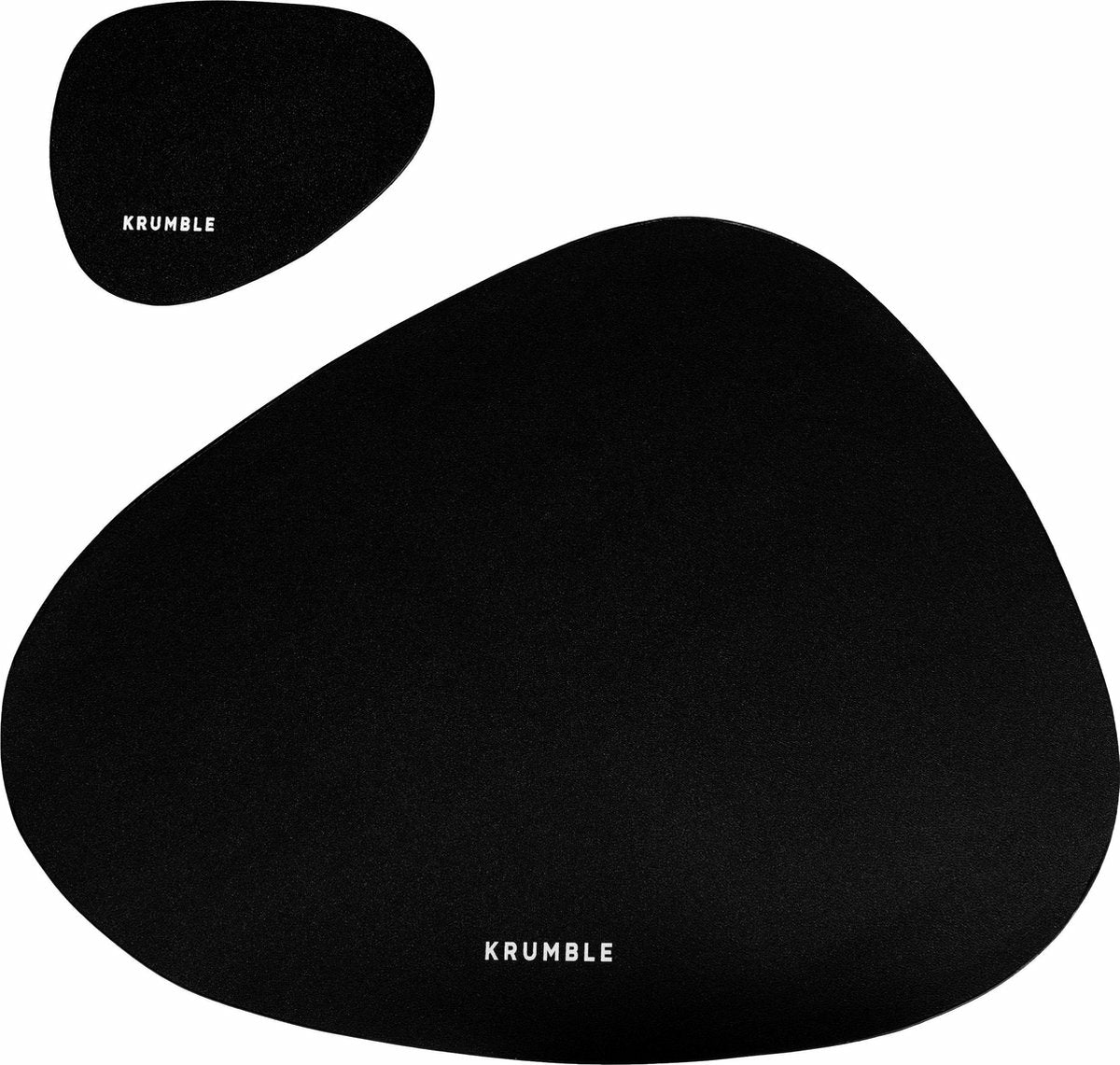 Krumble Placemat set design - 2 stuks - Zwart