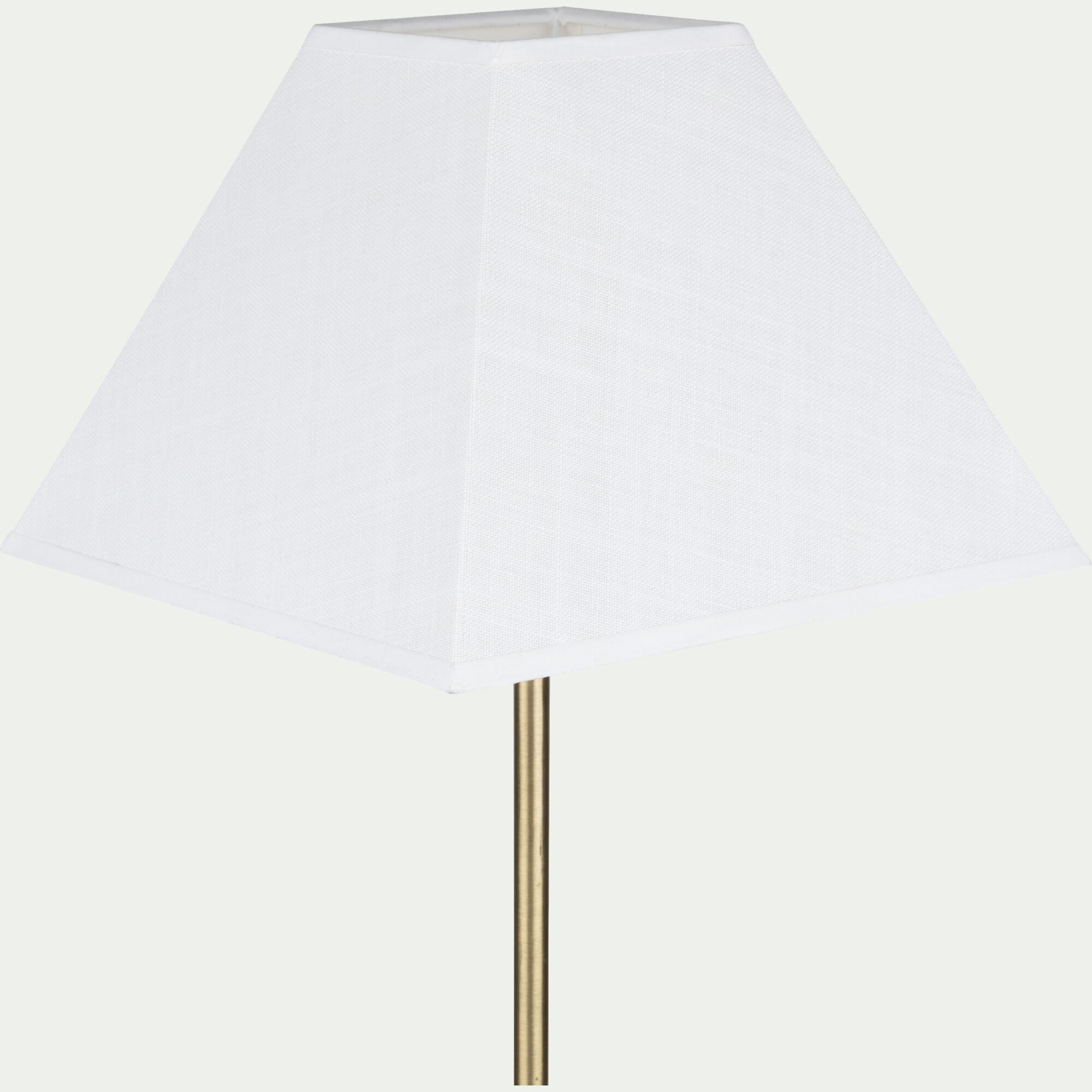 MISTRAL - Abat-jour en coton l25cm - blanc capelan