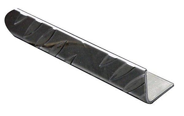 Cornière égale damier aluminium brut 40 x 40 mm, 1 m