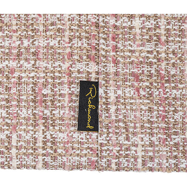 Abat-jour rose tendance pour lampe sur pied ambiance raffinée 40 x 40 x 30 cm Rose pastel tissé nuances beige