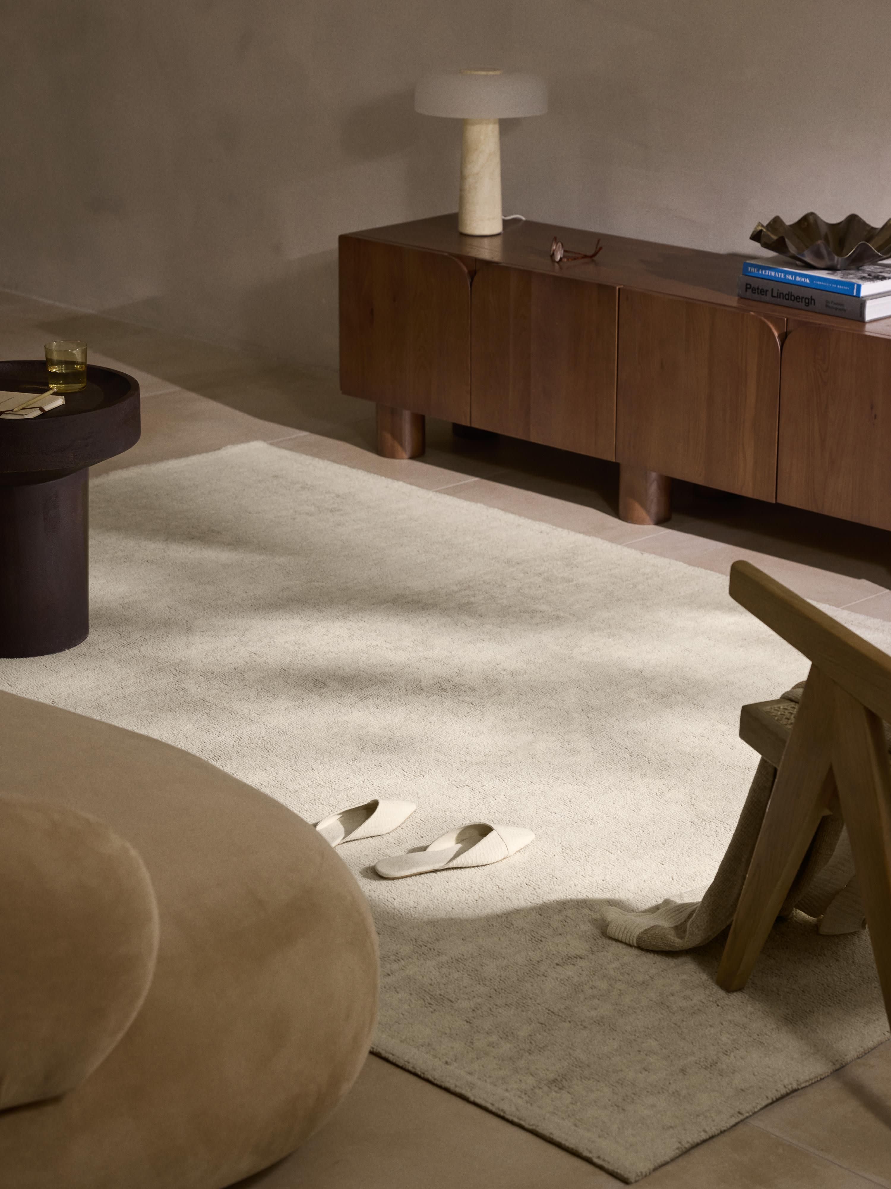 Handgetufteter Jute-Teppich Flynn