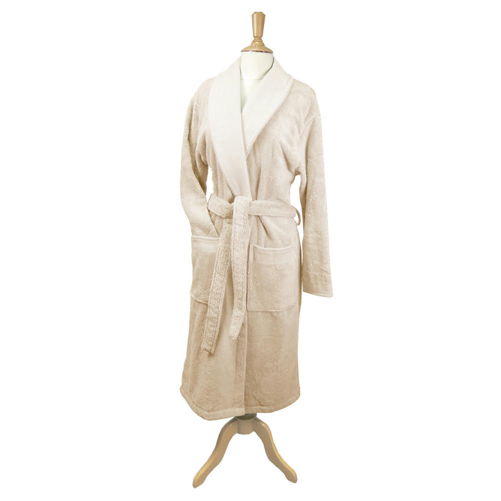 ELEA ANGORA - Peignoir  pur coton beige M