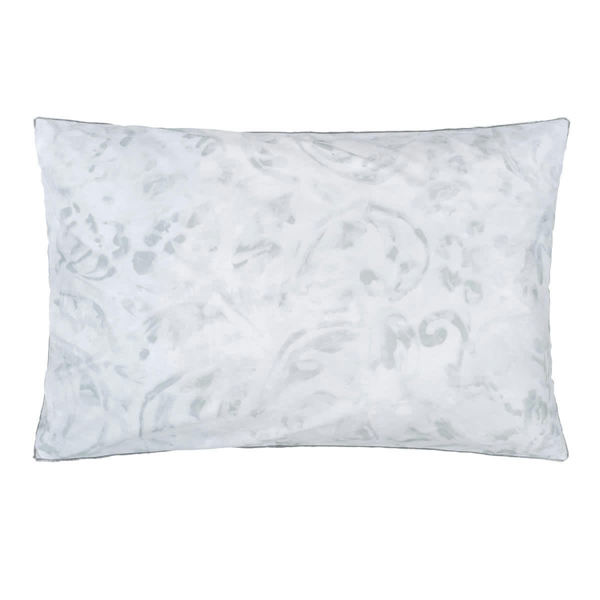 PAHARI TUBEROSE - Taie d'oreiller en percale de coton gris 50x75