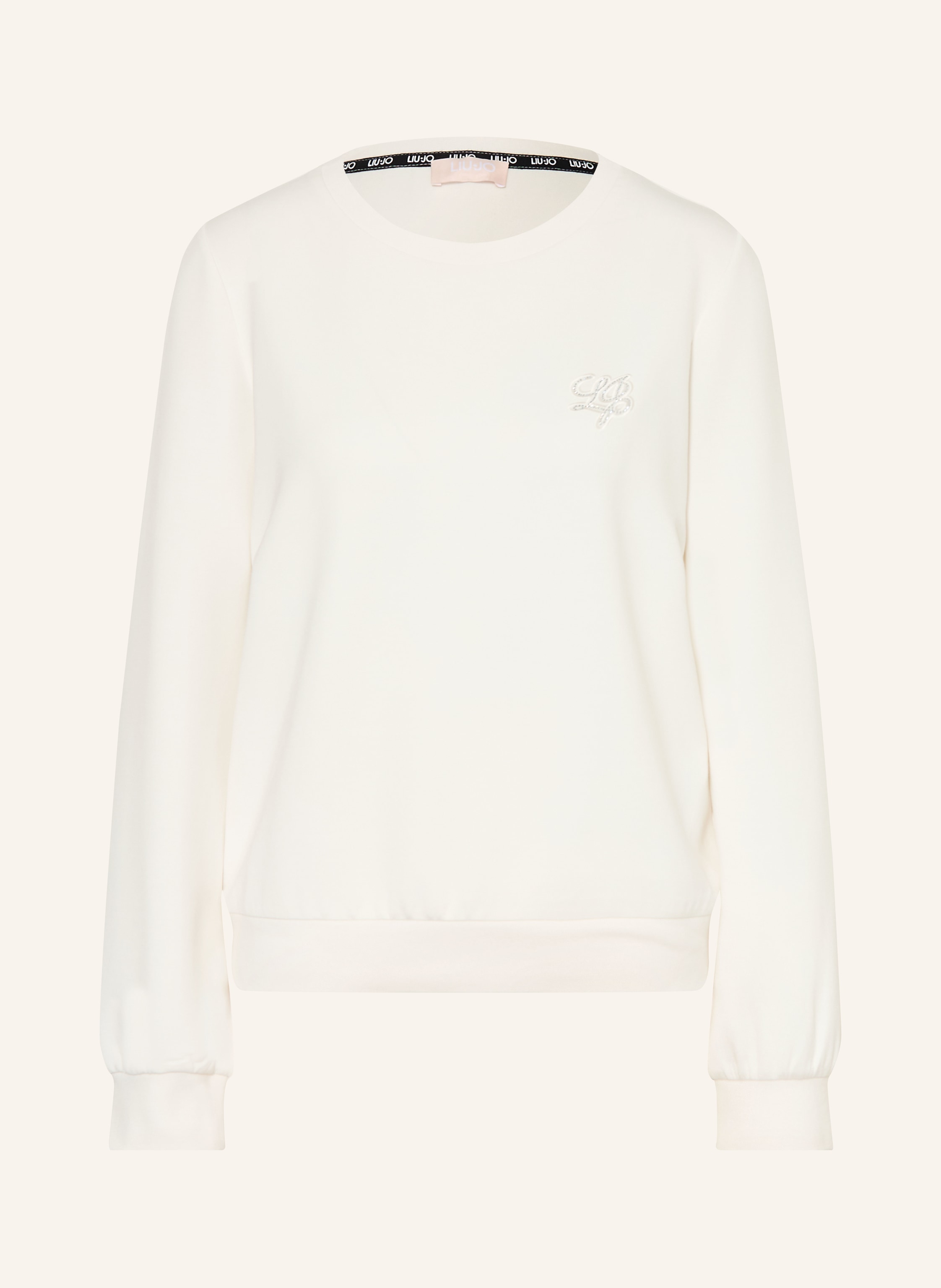 LIU JO Sweatshirt mit Schmucksteinen