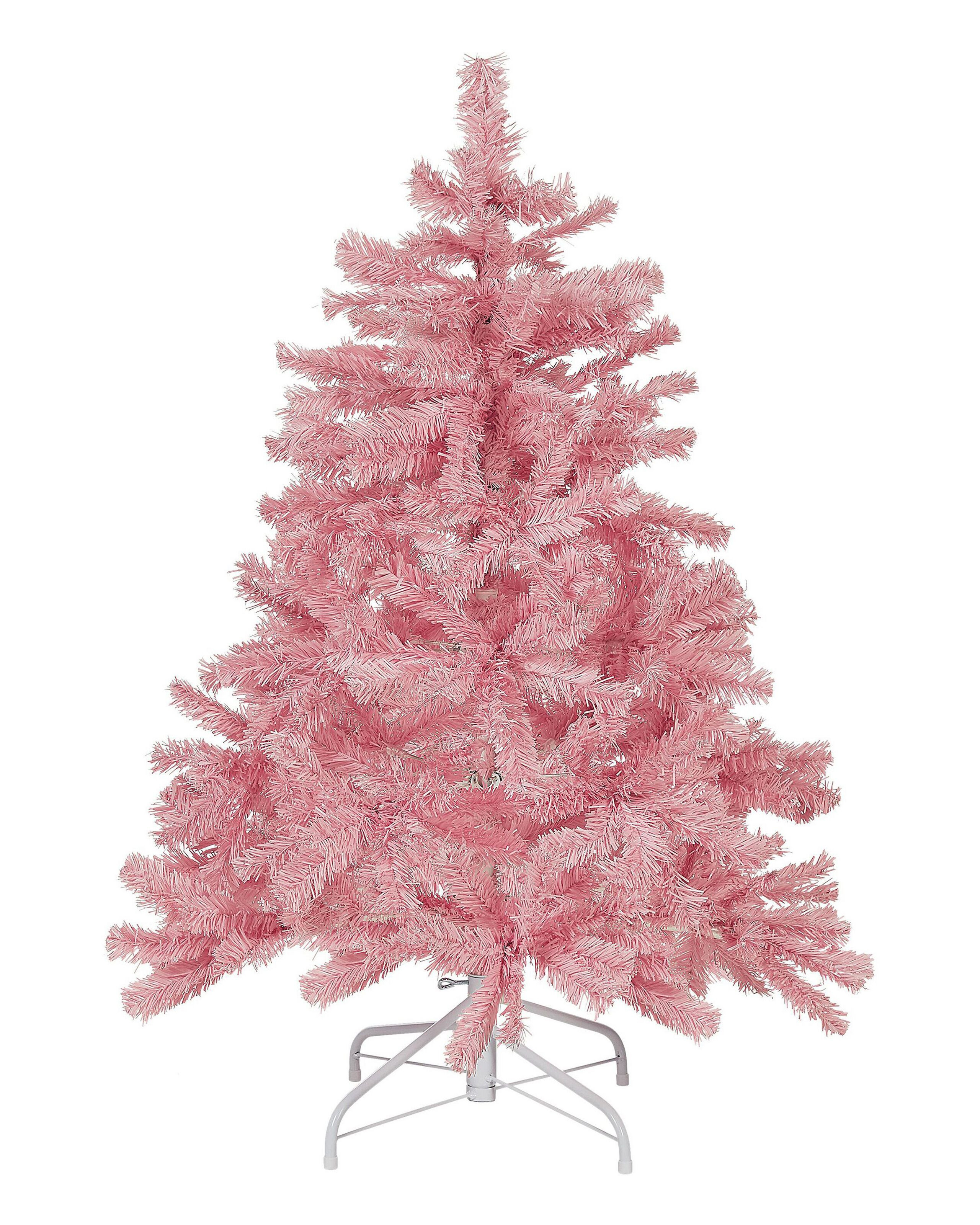 Sztuczna choinka święta 120 cm różowa