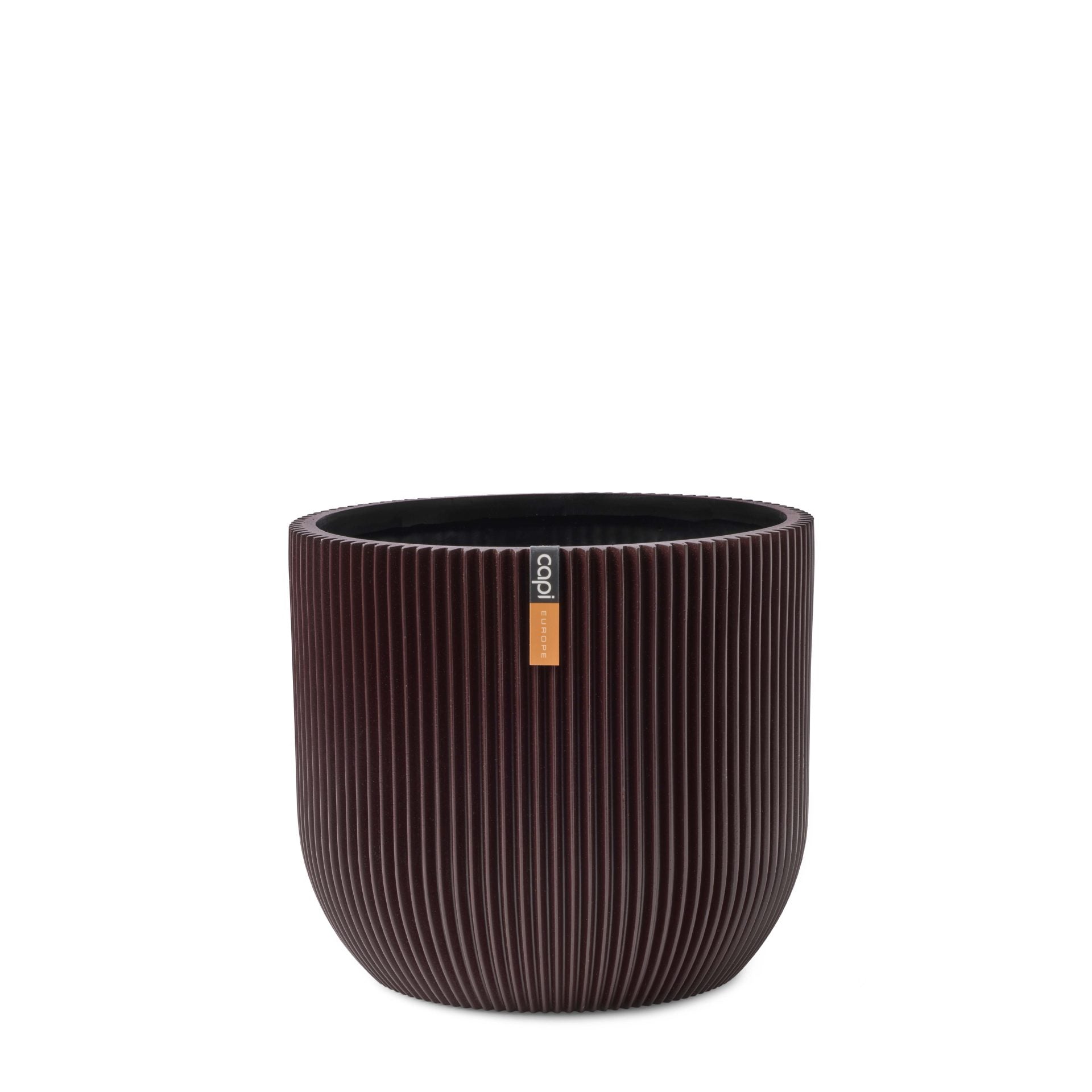 Capi Europe - Pot bol Groove - 9x8 - Zwart rood