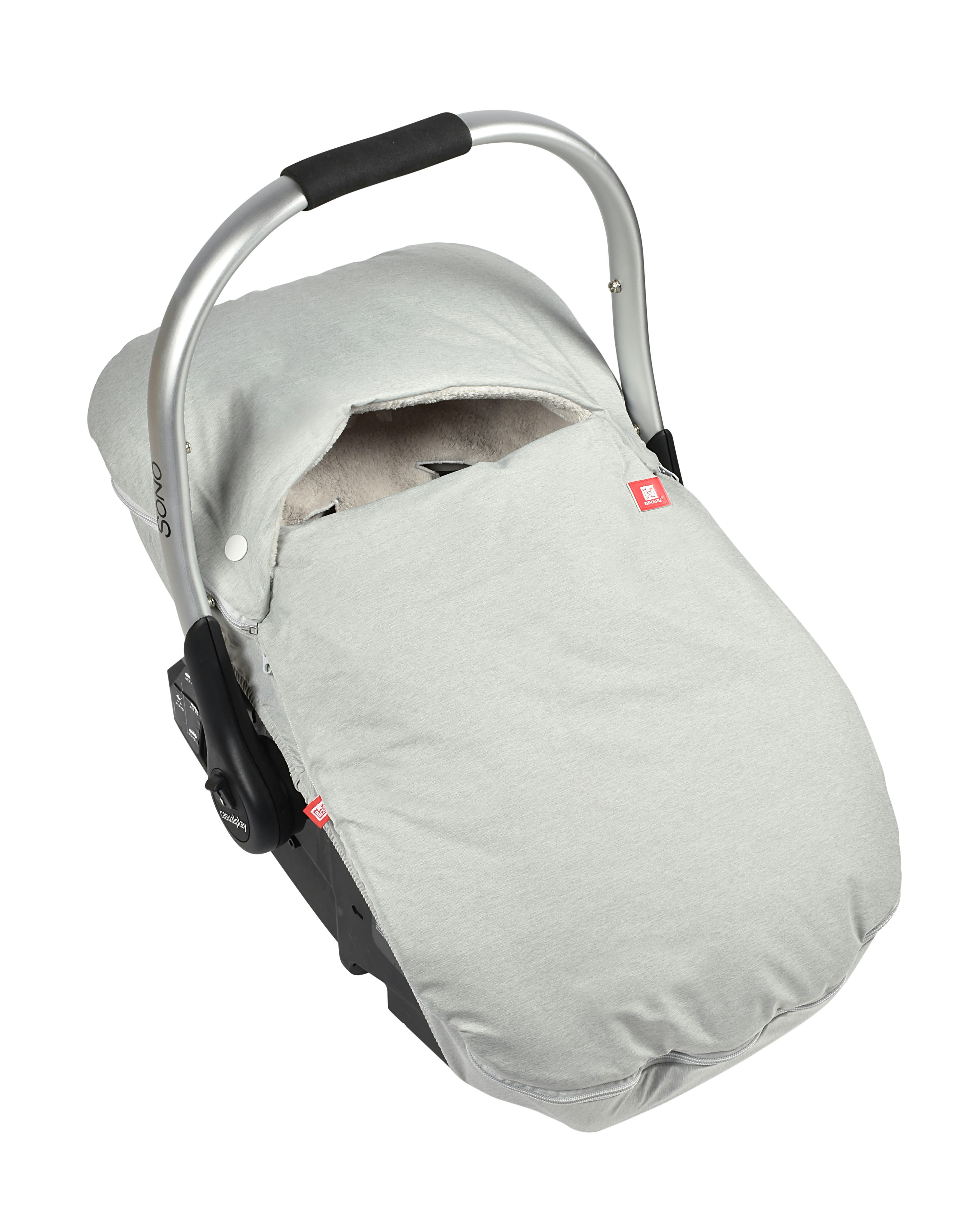 LES SORTIES - Chancelière bébé pour siège auto 0-12 mois grise