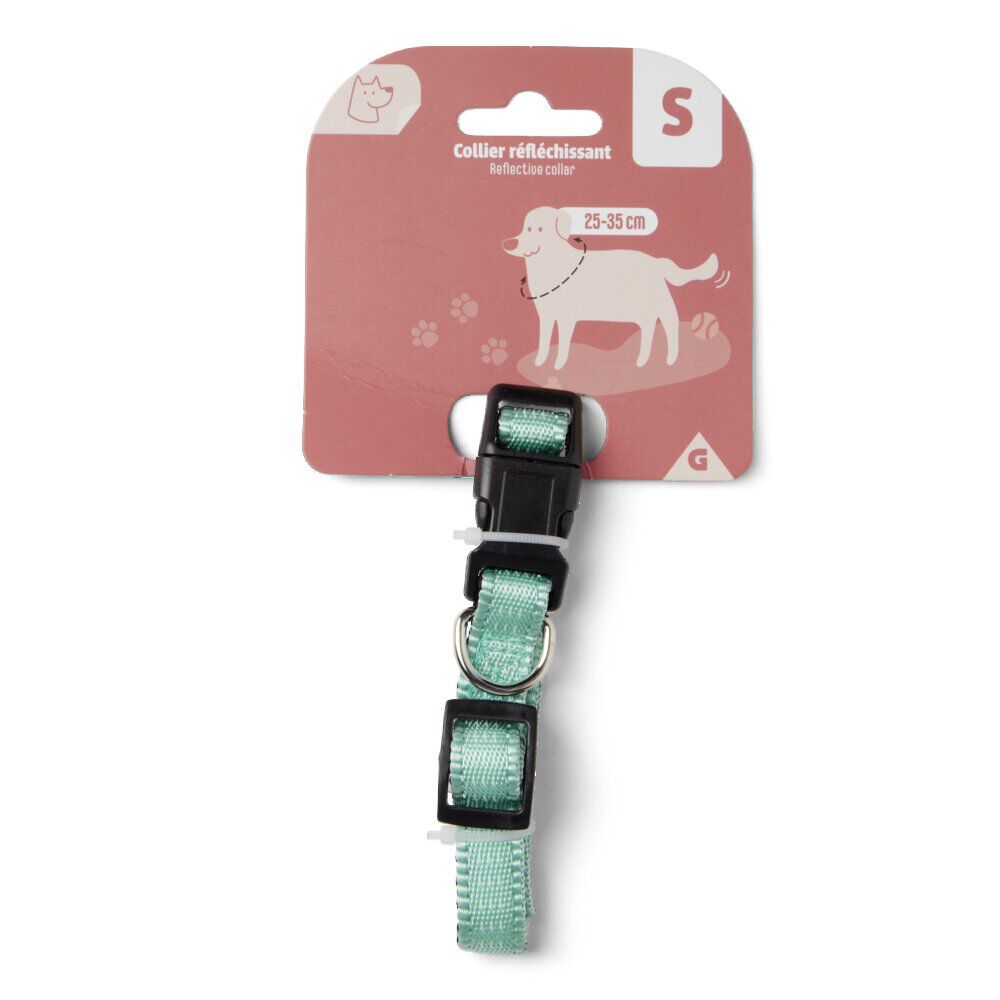Collier réflechissant pour petit chien - Taille S