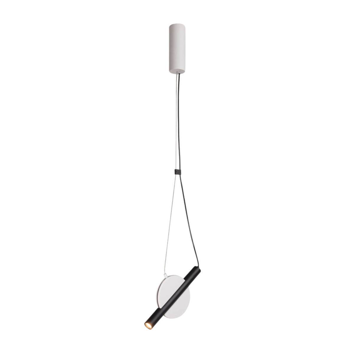 Lampa wisząca ENIGMA biała LED 1x5W Ciepła biel 450lm Maytoni