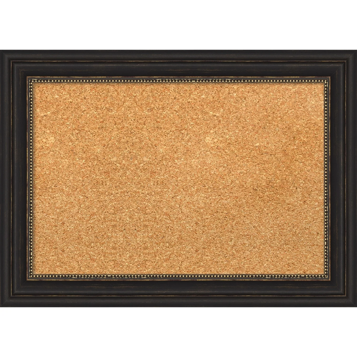 Accent Bronze Narrow Framed Cork Bulletin Memo Board