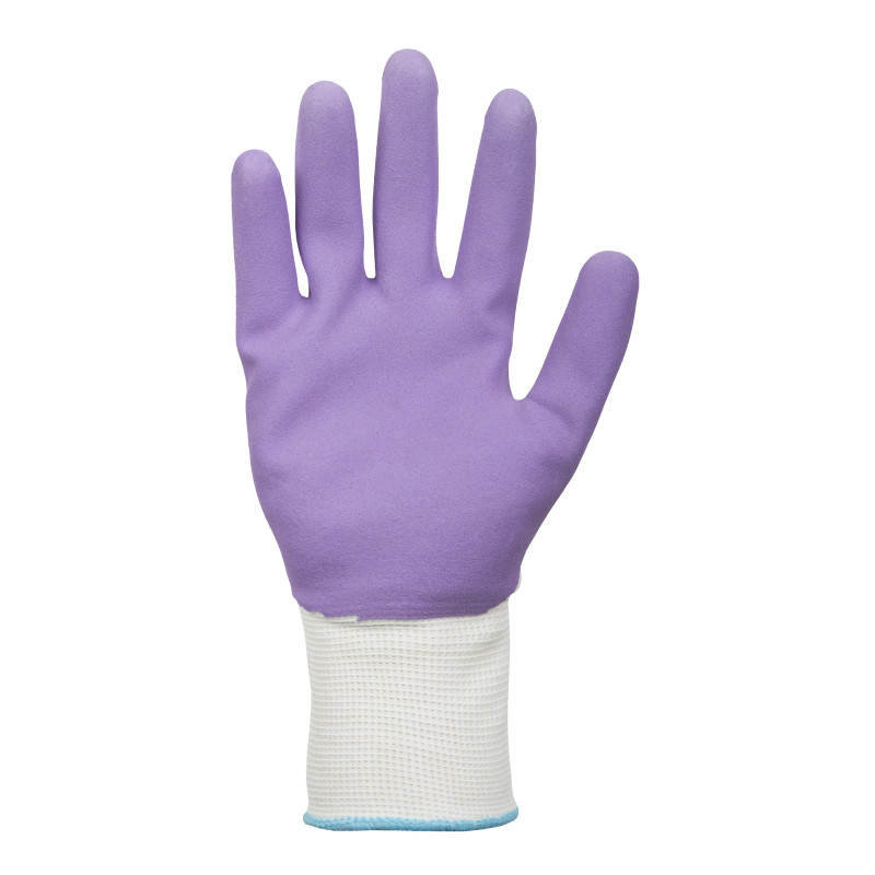 Paire de gants pour petits travaux mauves taille 6 GERIN
