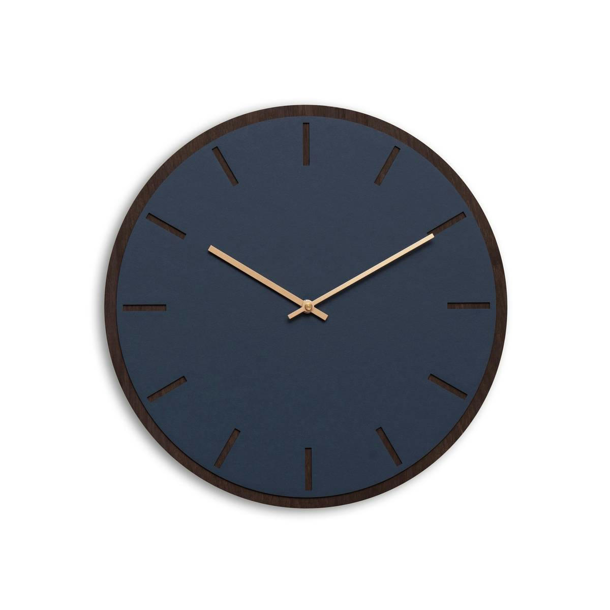 - Horloge murale en linoléum bleu D38cm