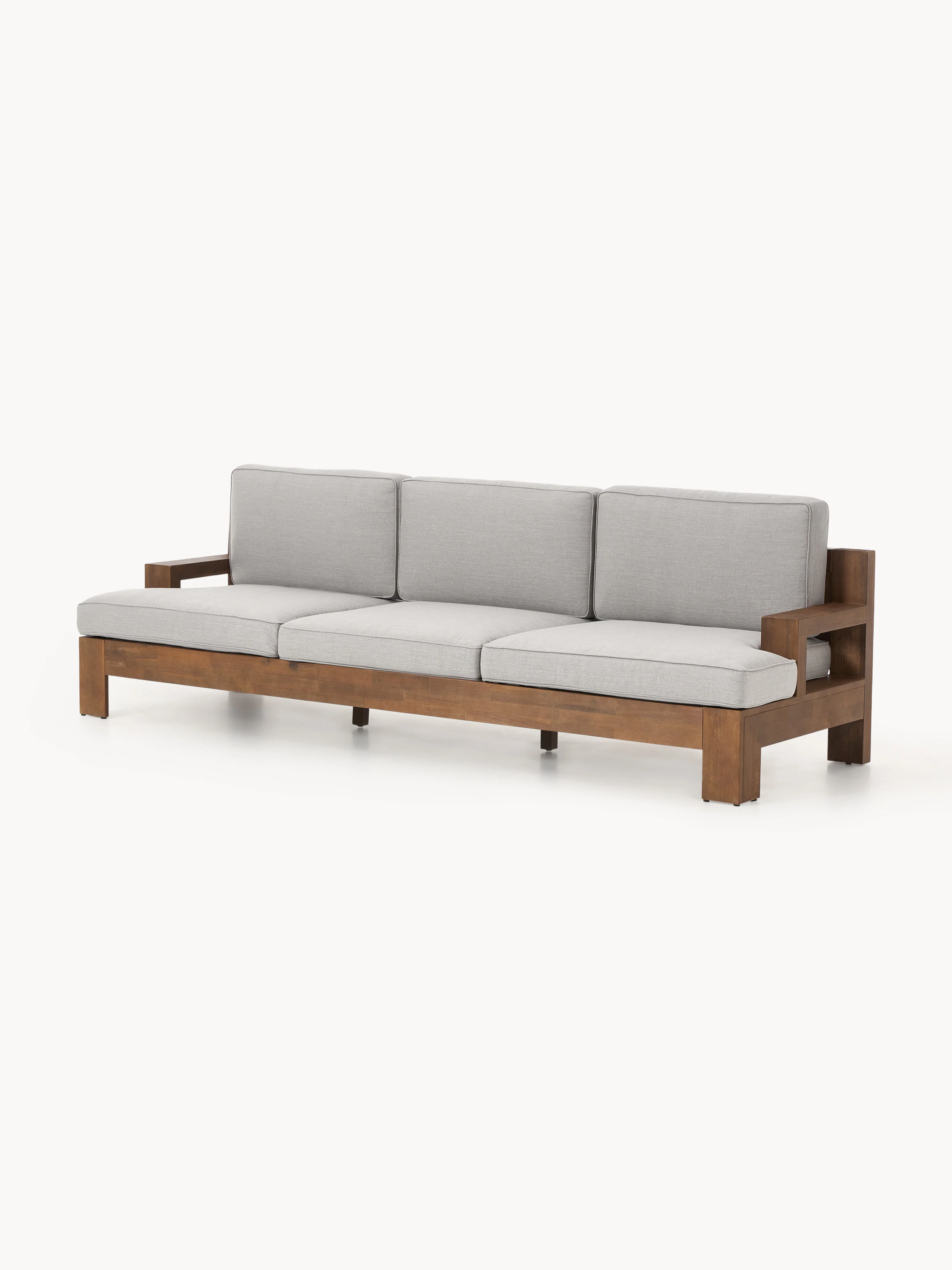 Garten-Loungesofa Joshua (3-Sitzer) aus Akazienholz