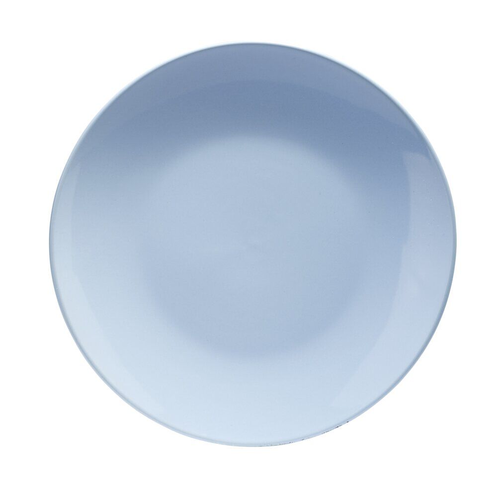 Assiette à dessert ronde Madrid grès bleu Ø20,5cm