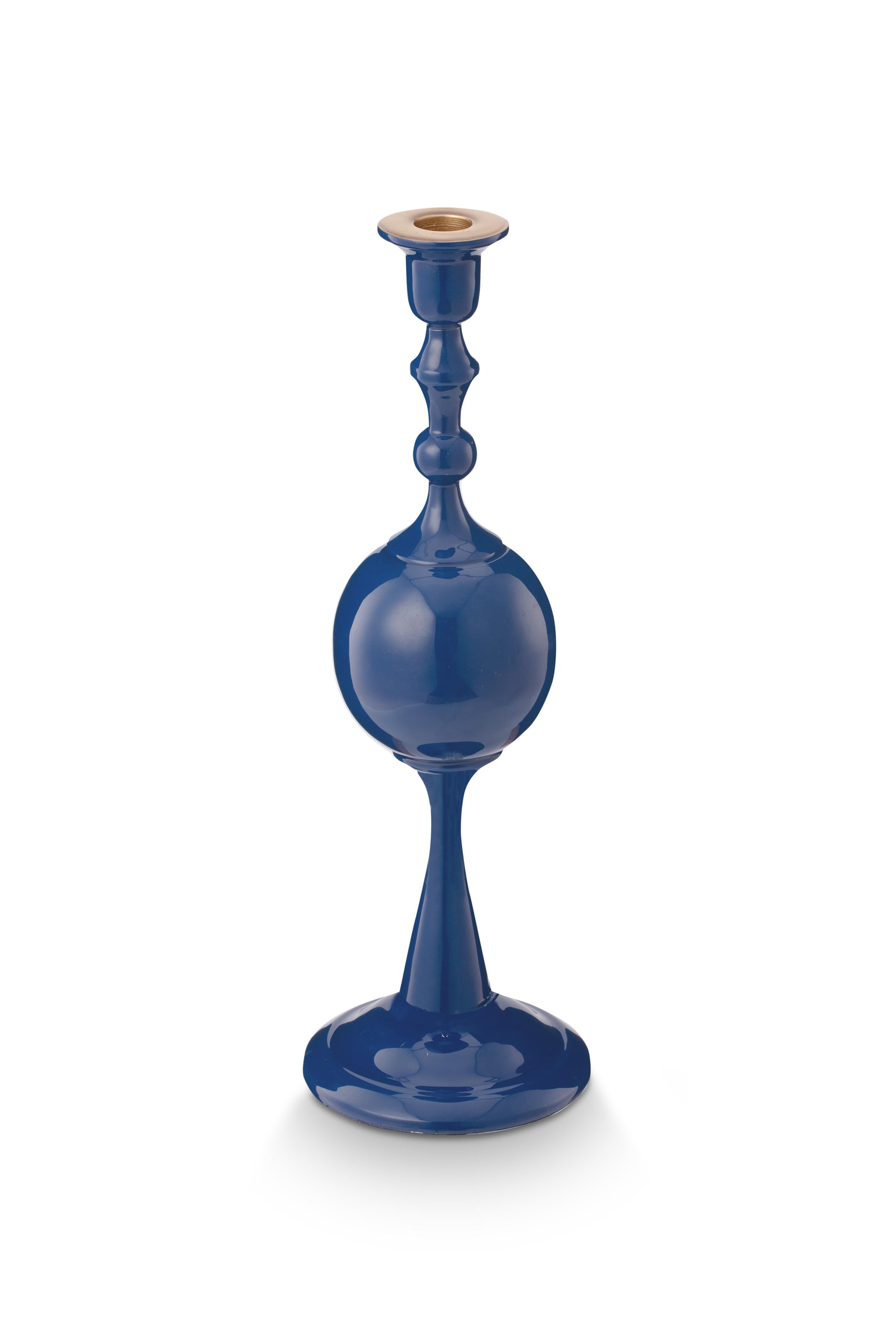 Pip Studio Kandelaar Sphere - Metaal - Navy - 37cm