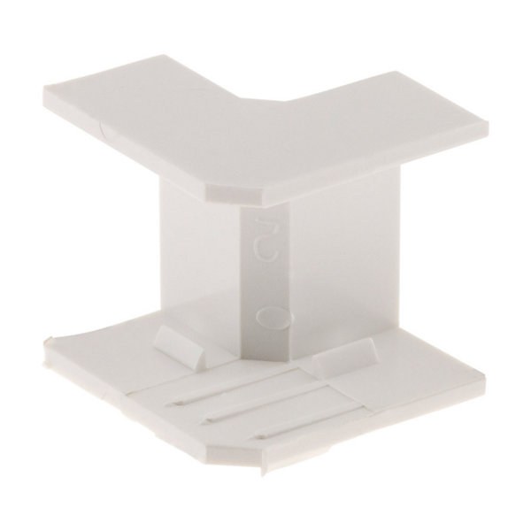 Lot de 2 angles intérieurs 20 x 10mm - Blanc - Zenitech