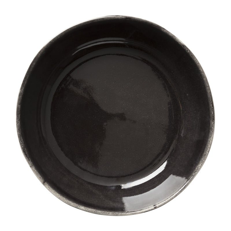 Schaal Toscane - zwart - &Oslash;22.8 cm