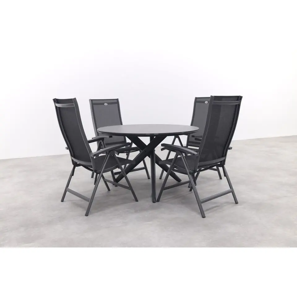 Hartman Salvatore/Dublin verstelbare tuinset - 120 cm. - 5-delig