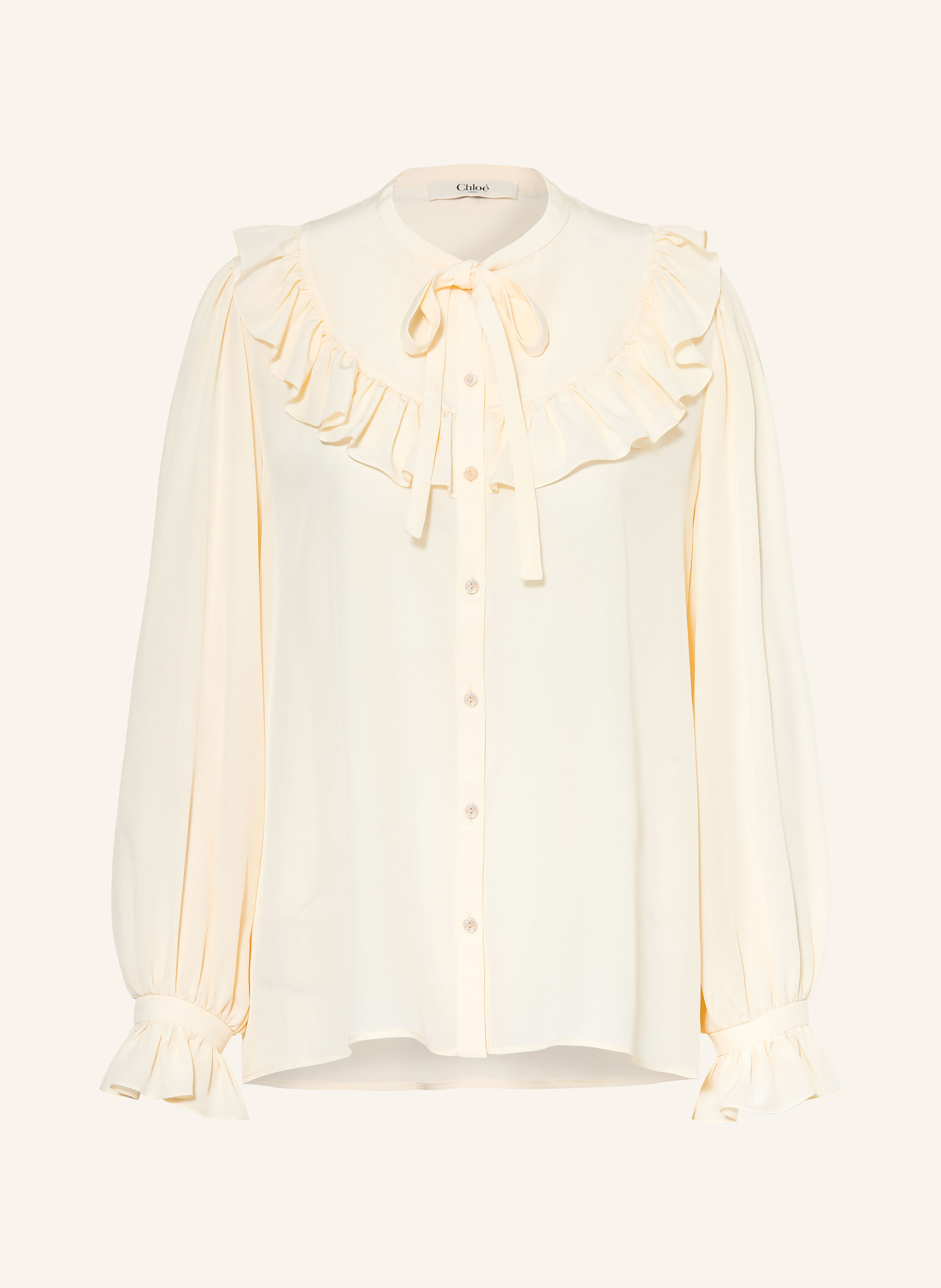 Chloé Seidenbluse mit Rüschen