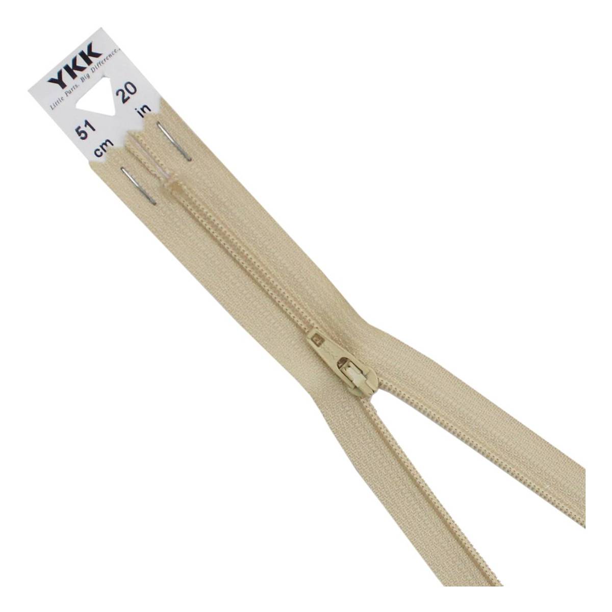 YKK Nude Dress and Skirt Zip 51cm