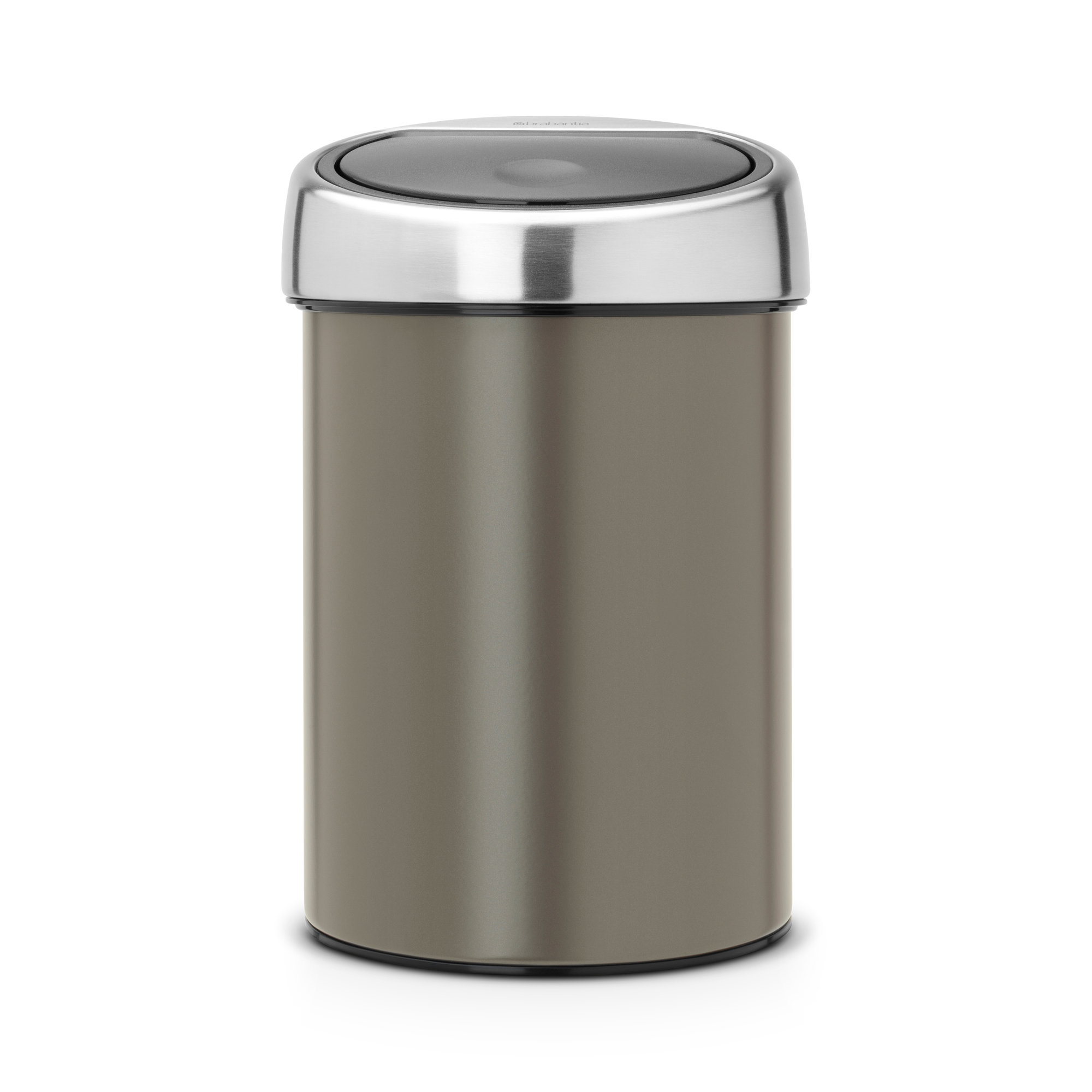 Brabantia Touch Bin afvalemmer, 3 liter, kunststof binnenemmer - Platinum