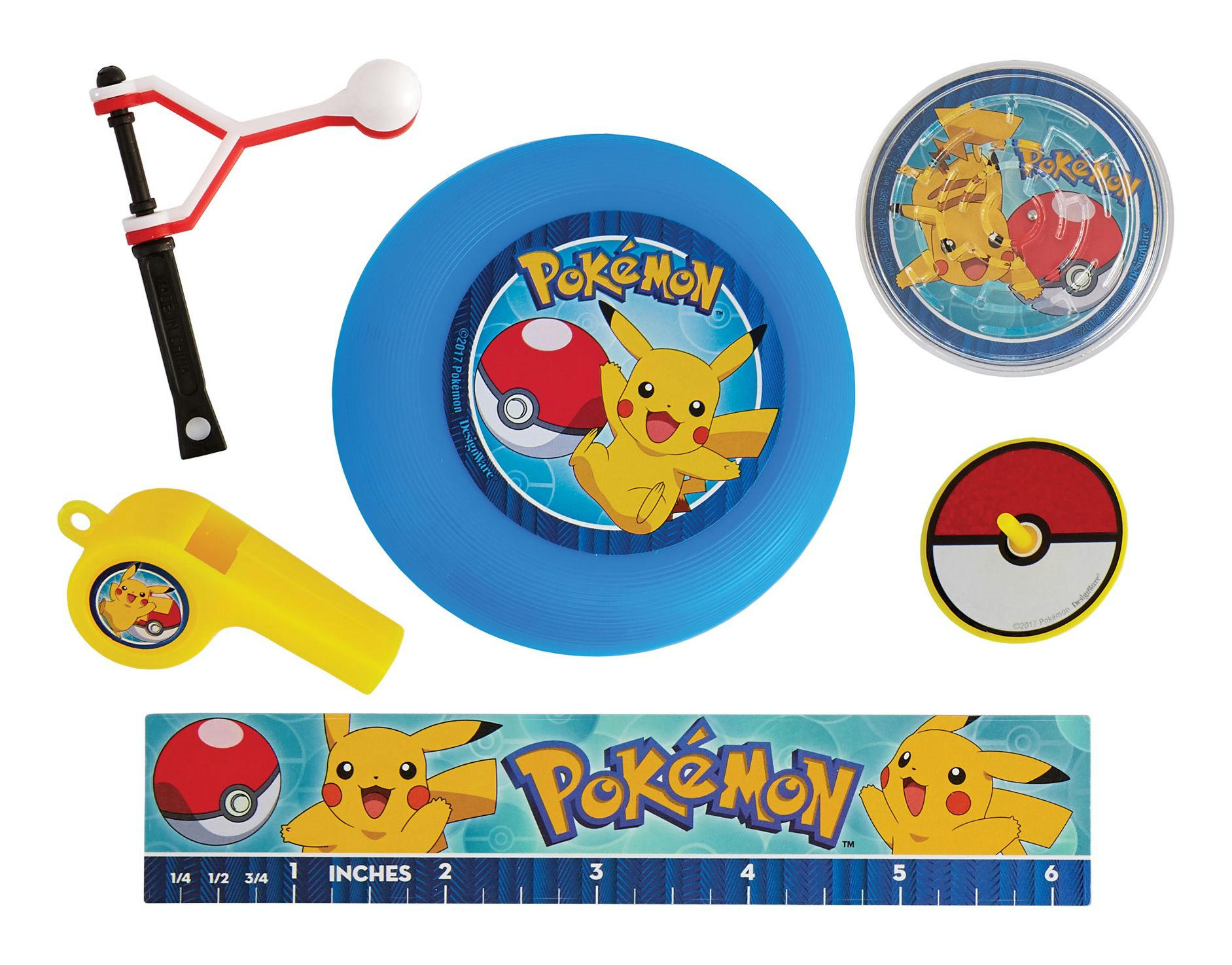 Pokémon Core Birthday Party Favour Toys and Games Pack, 48-pc