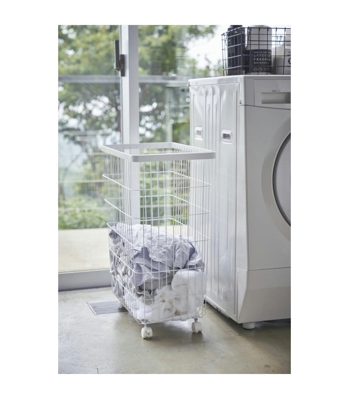 - Panier à linge métal haut - H56.5 cm