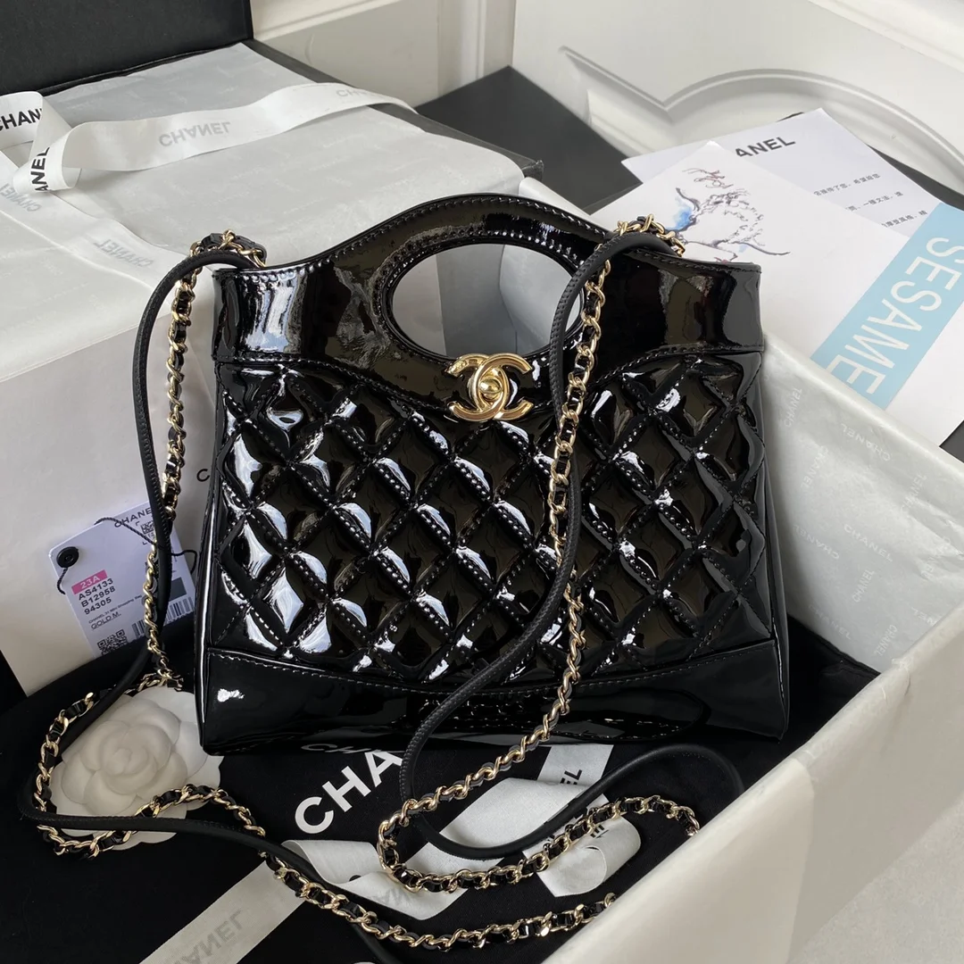 Chanel C31 Shopping  Black Calfskin LGHW
