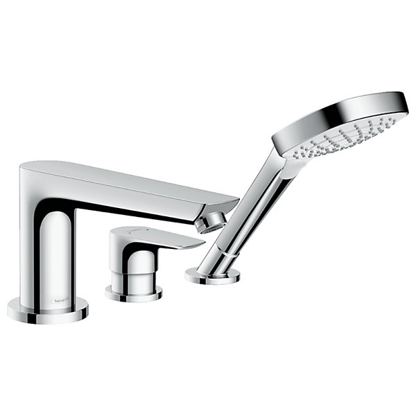 HANSGROHE Mitigeur 3 trous Talis E baignoire Chromé avec Corps encastré