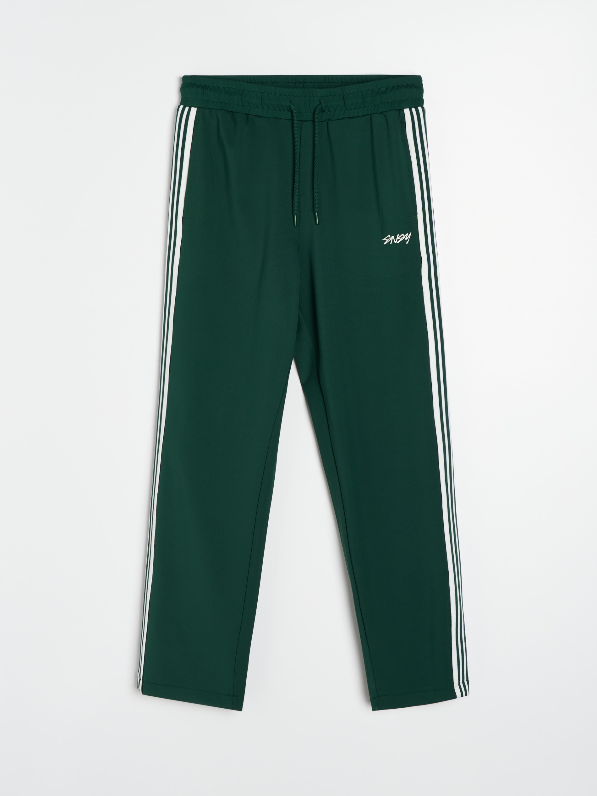 Spodnie sportowe straight leg z lampasami